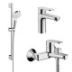 Hansgrohe Набір змішувачів для ванни Vernis Blend, раковина 70 (71550000+71440000+26533400)