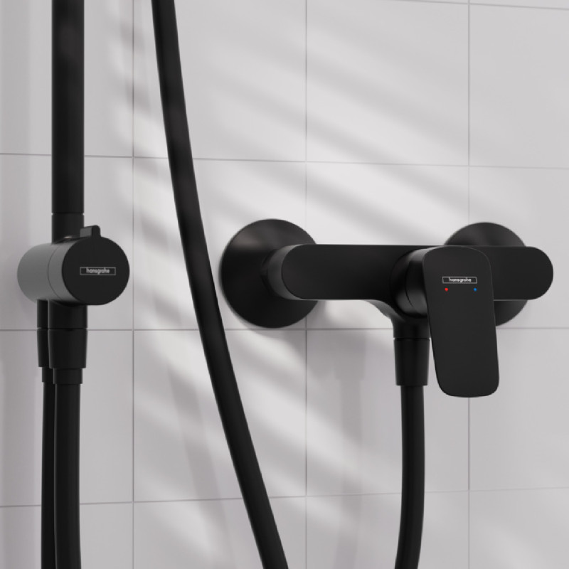 Hansgrohe Змішувач для душу Logis чорний матовий
