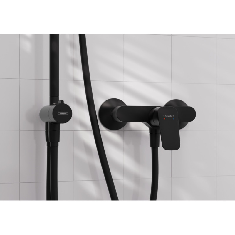 Hansgrohe Змішувач для душу Logis чорний матовий
