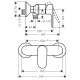 Hansgrohe Змішувач для душу Vernis Blade (71640670)