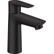 Hansgrohe Talis E Змiшувач для раковини 110, одноважiльний, CoolStart, зi зливним гарнiтуром, чорний матовий, (71713670)