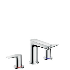 Hansgrohe Talis E Змішувач для раковини на 3 отвори, зі зливним гарнітуром, хром, (71733000)