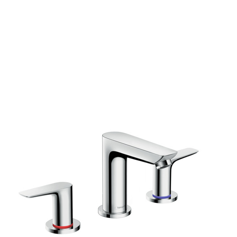 Hansgrohe Talis E Змішувач для раковини на 3 отвори, зі зливним гарнітуром, хром, (71733000)
