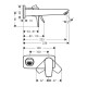 Hansgrohe Змішувач для раковини Talis E (71734700)