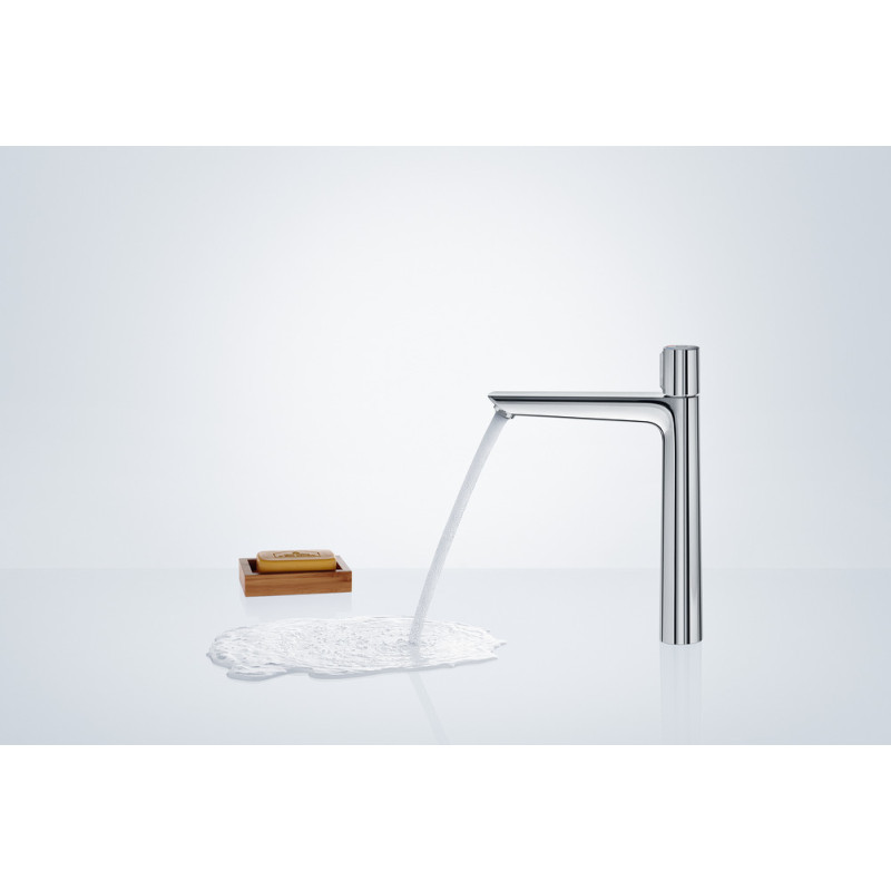 Hansgrohe Talis Select E Змішувач для раковини 240, одноважільний, без зливного гарнитура, хром, (71753000)