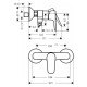 Hansgrohe Змішувач для душу Talis E (71760670)