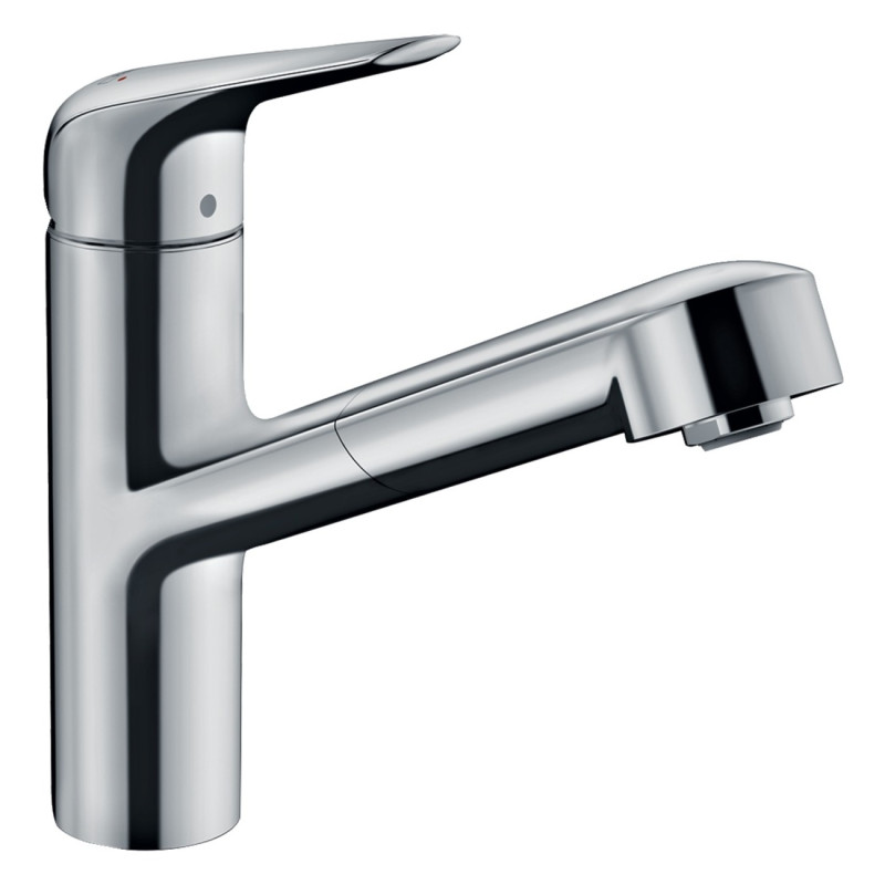 Hansgrohe Змішувач одноважільний для кухні M427-H150 з витяжним виливом (71814000)