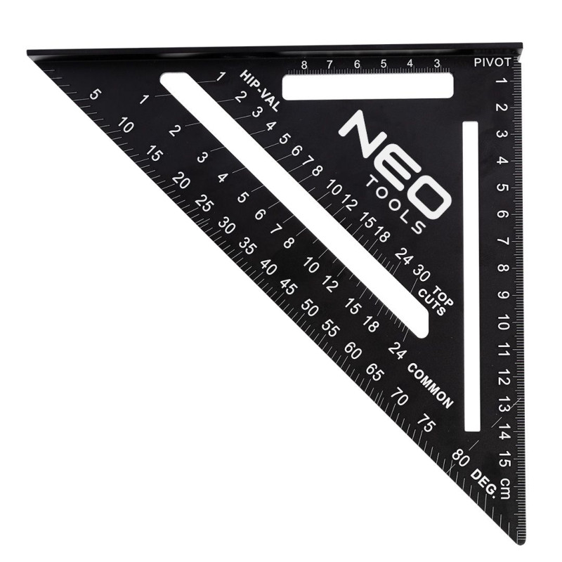 Neo Tools Кутник, 18.3x18.3x2.2см, алюміній (72-102)