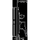 Hansgrohe Talis S Змішувач для ванни, одноважiльний, прихований монтаж, хром, (72407000)