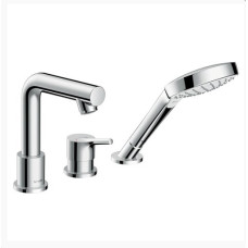 Hansgrohe Talis S Змішувач на край ванни, на 3 отвори, хром, (72417000)