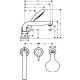 Hansgrohe Talis S Змішувач на край ванни, на 3 отвори, хром, (72417000)