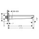 Hansgrohe REBRIS S вилив, (72430000)