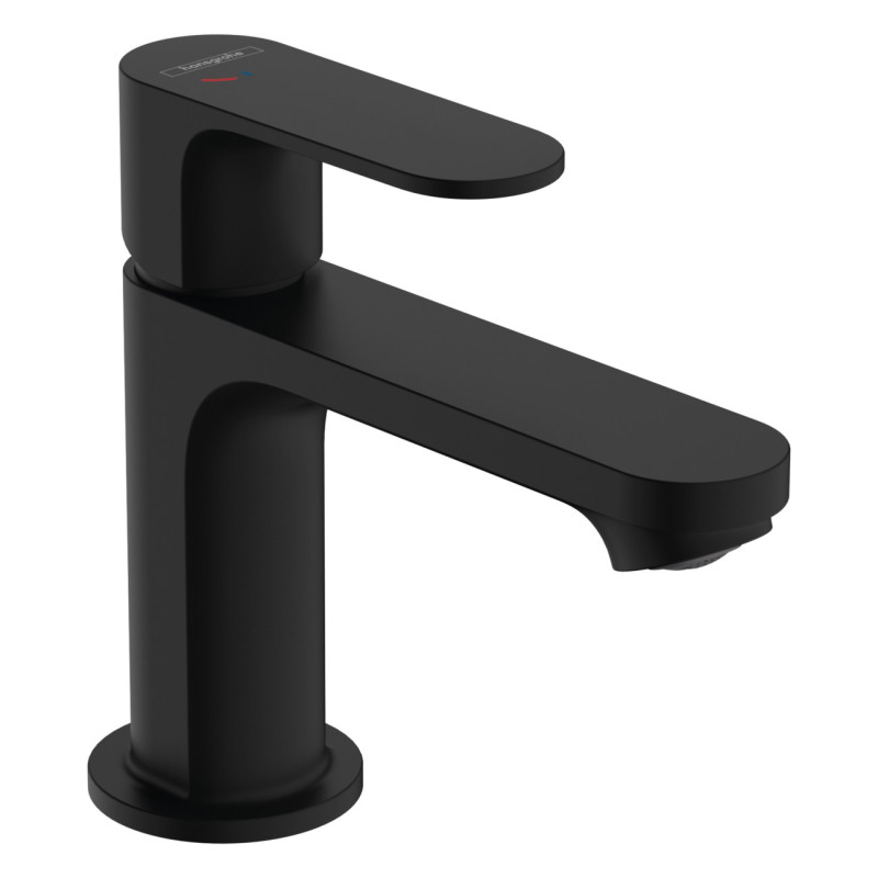 Hansgrohe Змішувач для умивальника Rebris S із донним клапаном чорний матовий