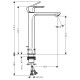 Hansgrohe Змішувач для умивальника Rebris E CoolStart 240 (72581670)