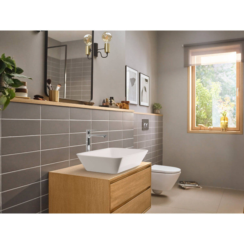 Hansgrohe REBRIS E змішувач для умивальника 240, CoolStart,EcoSmart +, хром, (72591000)