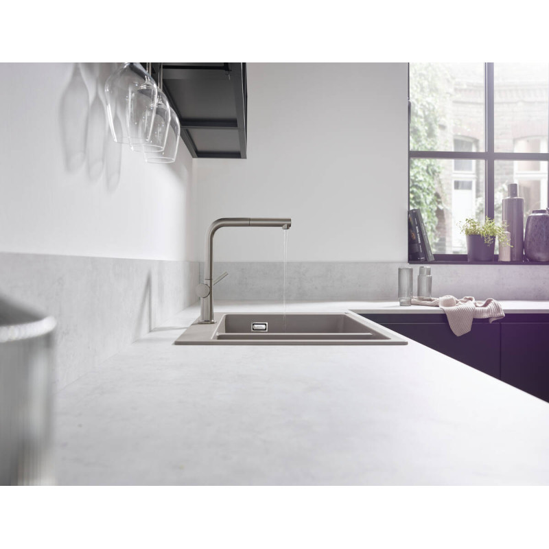 Hansgrohe Змішувач для кухні Talis 270 з виливом Sbox (72809800)