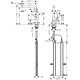 Hansgrohe Змішувач для кухні Talis 270 з виливом Sbox (72809800)