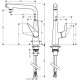 Hansgrohe Термостат для кухні Talis Select S з кнопкою керування (72820800)