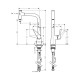 Hansgrohe Змішувач для кухні Talis Select S з висувним виливом (72821000)