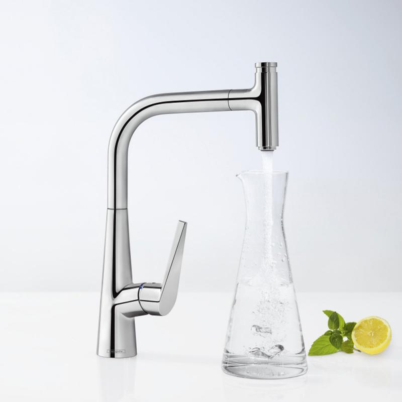 Hansgrohe Змішувач для кухні Talis Select S з висувним виливом (72822000)