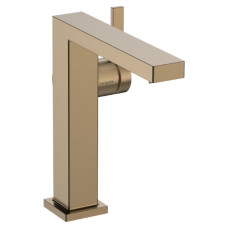 Hansgrohe TECTURIS E смеситель для умывальника 150, однорычажный,CoolStart, push-open, цвет шлифованная бронза, (73040140)