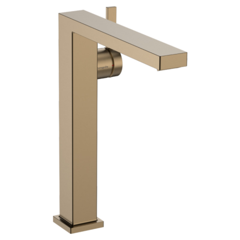 Hansgrohe TECTURIS E смеситель для умывальника 240, однорычажный,CoolStart, push-open, цвет шлифованная бронза, (73070140)