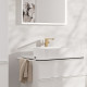 Hansgrohe TECTURIS E смеситель для умывальника 240, однорычажный,CoolStart, push-open, цвет шлифованная бронза, (73070140)