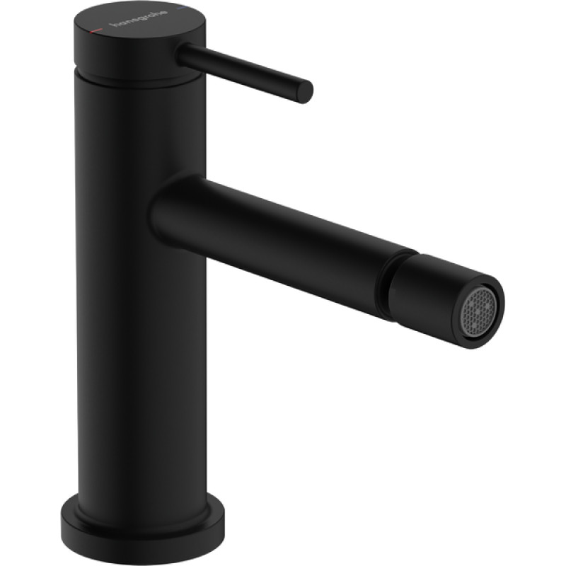 Hansgrohe TECTURIS S змішувач для біде, одноважільний, pop-up, колір чорний матовий, (73201670)