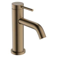 Hansgrohe TECTURIS S смеситель для умывальника 80, однорычажный, CoolStart, pop-up, цвет шлифованная бронза, (73302140)