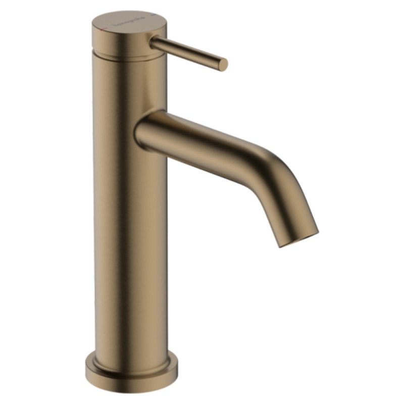 Hansgrohe TECTURIS S смеситель для умывальника 110, однорычажный, push-open, цвет шлифованная бронза, (73310140)
