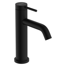 Hansgrohe TECTURIS S змішувач для умивальника 110, одноважільний, push-open, колір чорний матовий, (73311670)