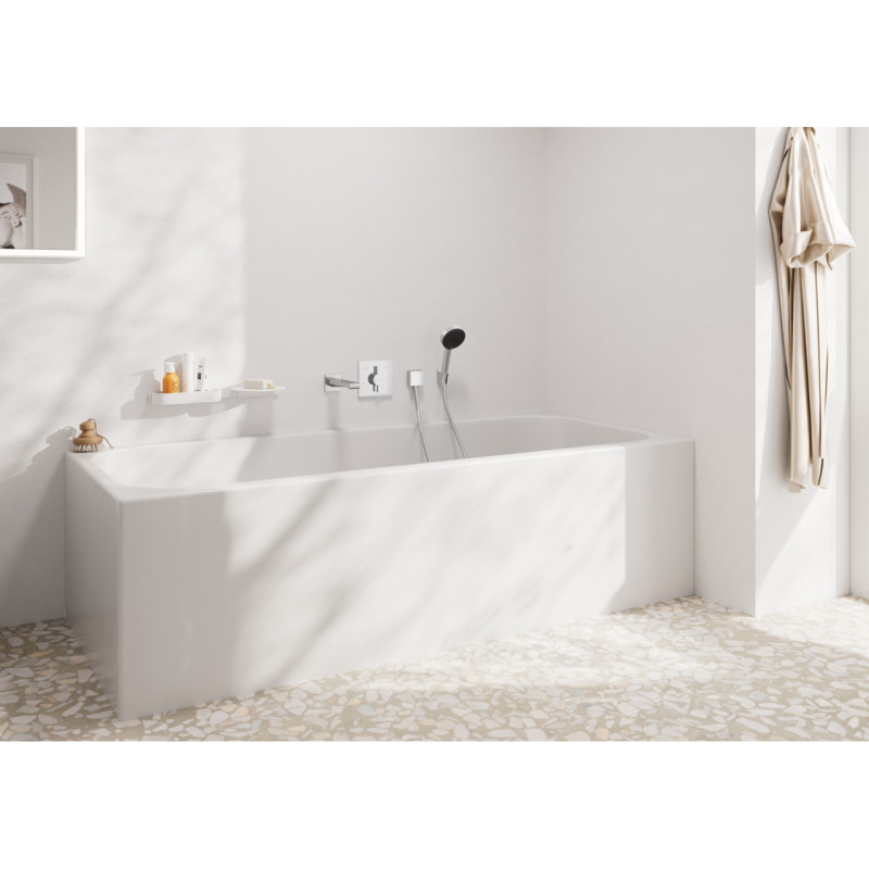 Hansgrohe TECTURIS E излив на ванну, выступ 210мм, настенный монтаж, цвет хром, (73410000)