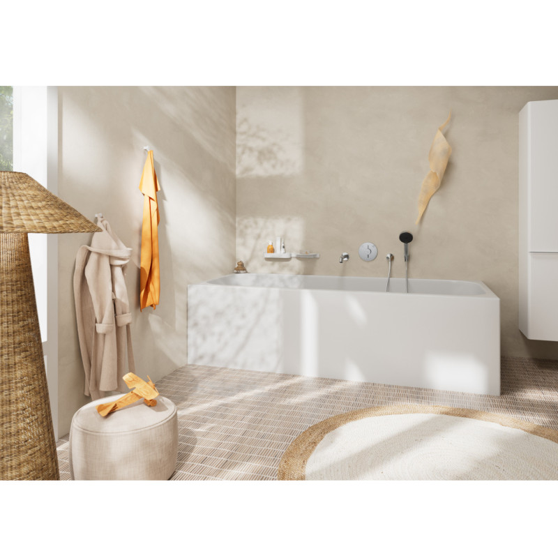 Hansgrohe TECTURIS S вилив на ванну, виступ 210мм, настінний монтаж, колір хром, (73411000)