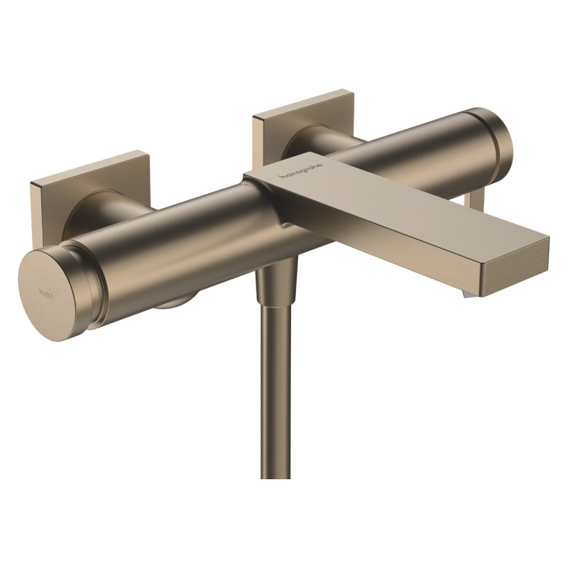 Hansgrohe TECTURIS E смеситель для ванны, однорычажный, цвет шлифованная бронза, (73420140)