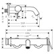 Hansgrohe TECTURIS Sсмеситель для ванны, однорычажный, цвет хром, (73422000)