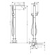 Hansgrohe TECTURIS Есмеситель для ванны, отдельностоящий, цвет белый матовый, (73445700)