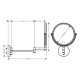 Hansgrohe Logis Дзеркало для голiння, настiнне, хром, (73561000)
