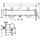 Hansgrohe TECTURIS Sзмішувач для душу, одноважільний,чорний матовий, (73622670)