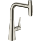 Hansgrohe Змішувач для кухні Metris Select M71 240 sBox з висувною лійкою