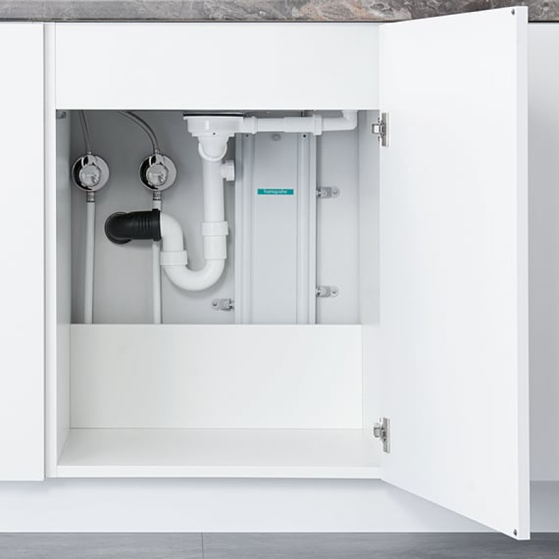 Hansgrohe Змішувач для кухні Metris Select M71 240 sBox з висувною лійкою
