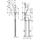 Hansgrohe Змішувач для кухні Metris Select M71 240 sBox з висувною лійкою