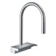Hansgrohe Змішувач для кухні Aquno Select M81 з висувним душем хром