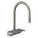 Hansgrohe AQUNO SELECT M81 змiшувач для кухнi, одноважiльний 170, з витяжним виливом, 3jet, sBox, нержавiюча сталь, (73831800)