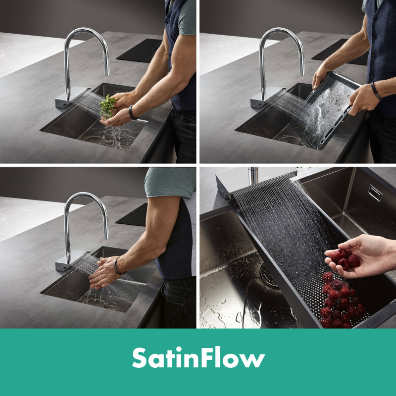 Hansgrohe Змішувач для кухні Aquno Select M81