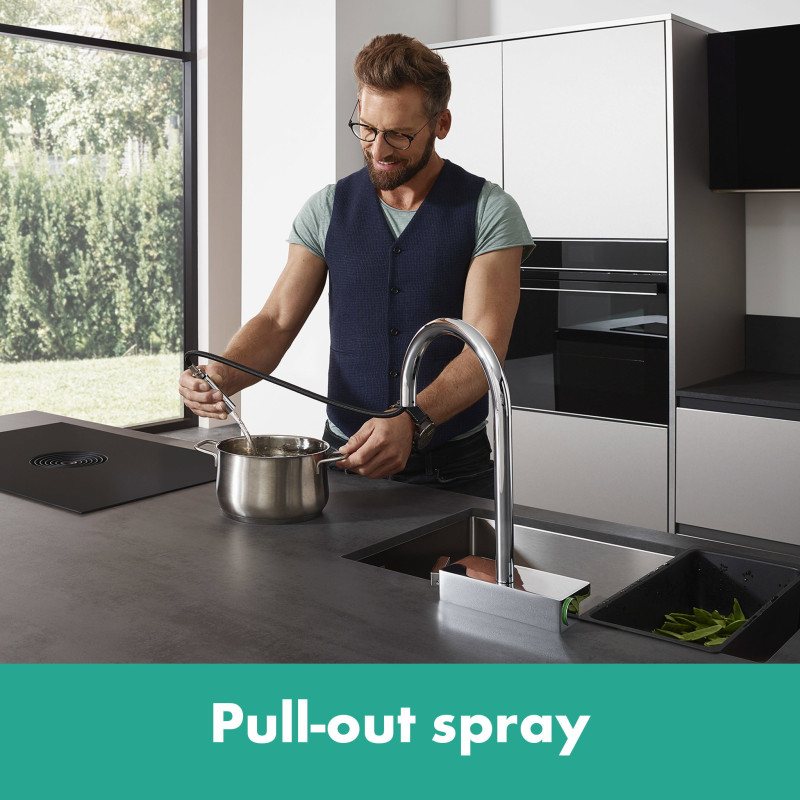 Hansgrohe Змішувач для кухні Aquno Select M81
