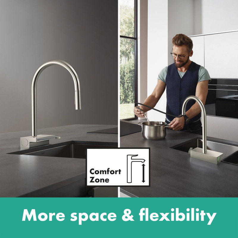 Hansgrohe Змішувач для кухні Aquno Select M81