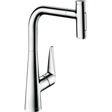 Hansgrohe Змішувач для кухні Talis Select 300 з витяжним виливом Sbox (73867000)