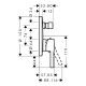 Hansgrohe ZESIS S змішувач дляванни, ПМ, хром, (74415000)