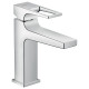 Hansgrohe Metropol Змішувач для раковини одноважільний 110, з петлевиднимруків`ям і зливн. гарнітуром push-open, (74507000)