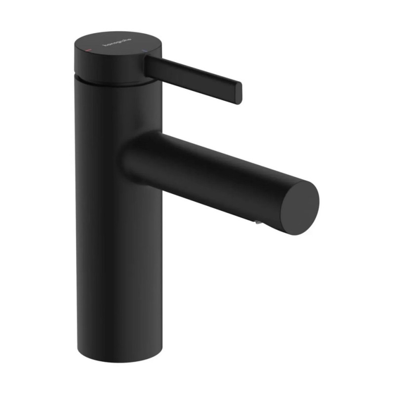 Hansgrohe ZESIS S змішувач для умивальника 100, одноважільний, CoolStart зі зливним гарнітуром, чорний матовий, (74720670)